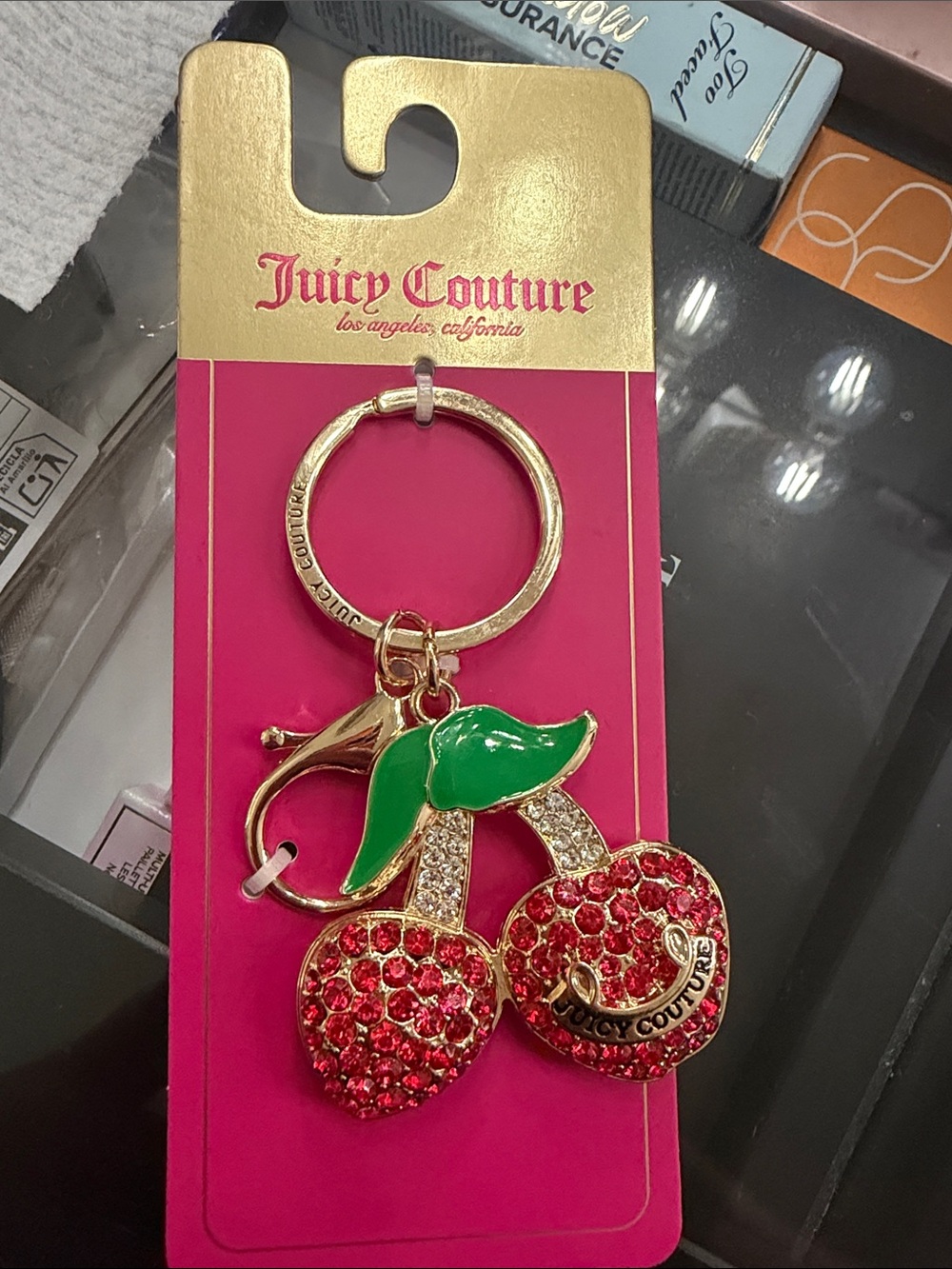 JUICY Cherry Keychain